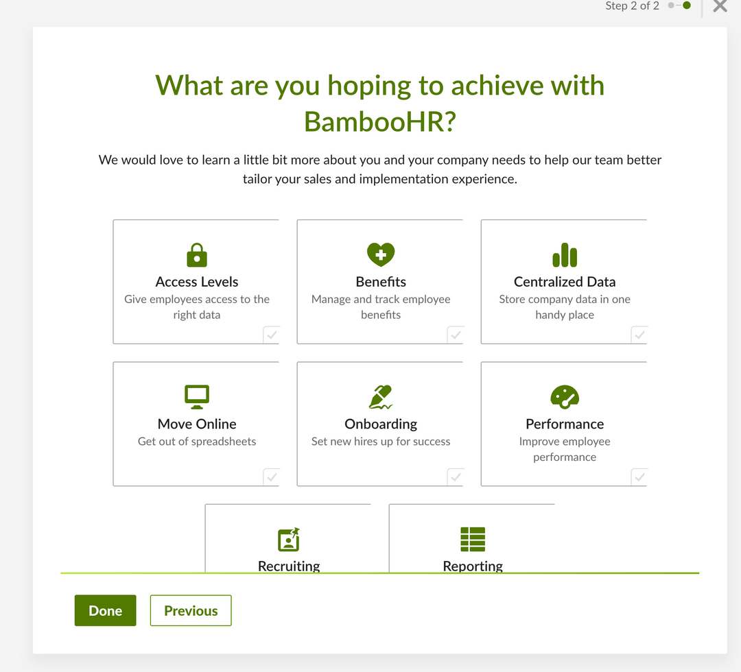 BambooHR onboarding